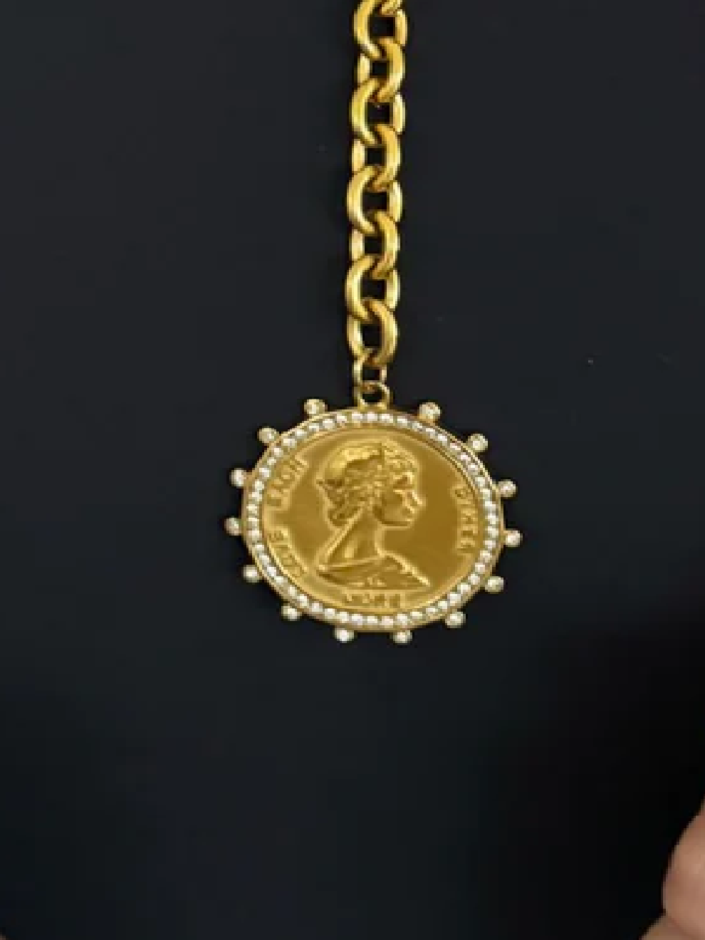 ChanSutt Pearls - Coin Necklace - Gold - Findlay Rowe Designs