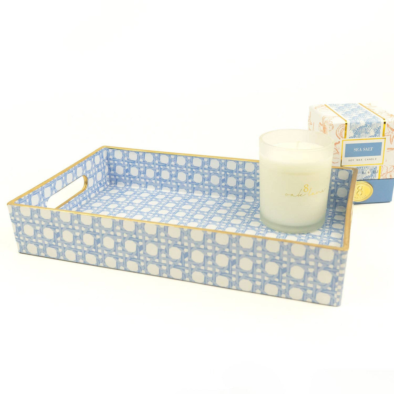 Blue Cane Vanity Tray - Findlay Rowe Designs
