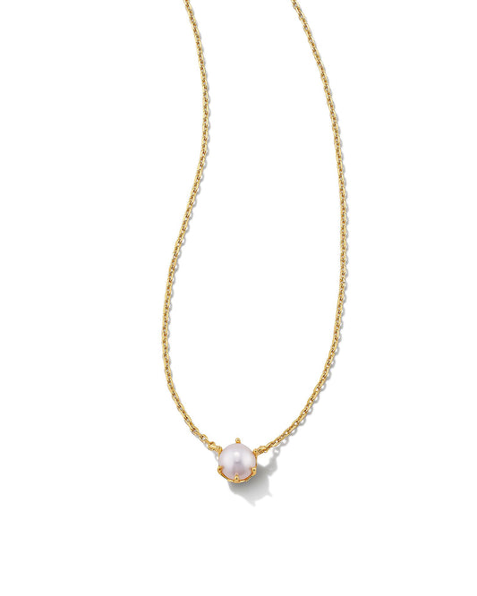 Kendra Scott - Necklace - Gold Ashton Pearl Pendant - Findlay Rowe Designs