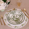 Beatriz Ball - VIDA Faenza Salad Plate - White and Green - Findlay Rowe Designs