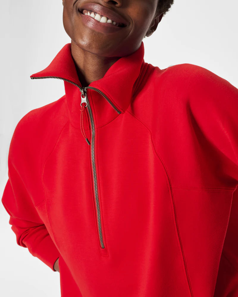 Spanx - AirEssentials - Half Zip - Red - Findlay Rowe Designs