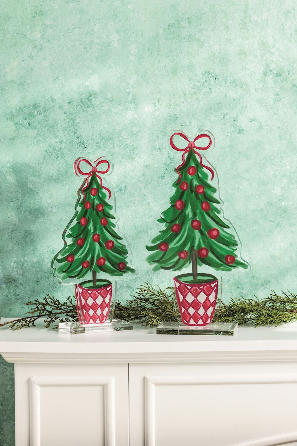Mud Pie - Acrylic Sitter - Topiary - Findlay Rowe Designs