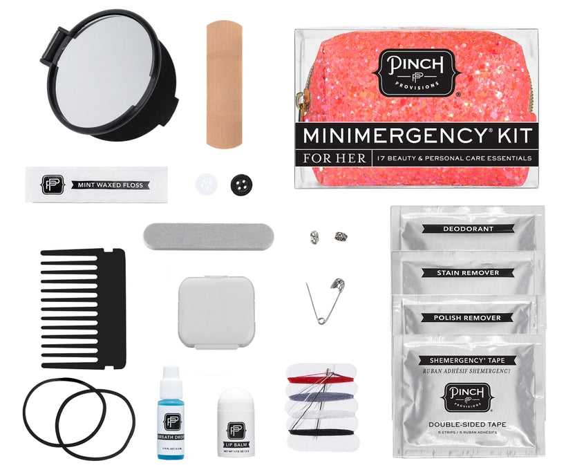 Pinch Provisions - Minimergency Kit - Glitter - Coral - Findlay Rowe Designs