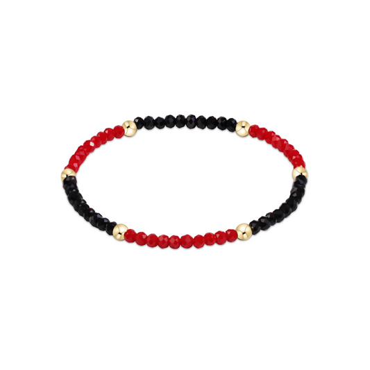 Enewton - Gameday Flirty Presence Bracelet - Red Black - Findlay Rowe Designs