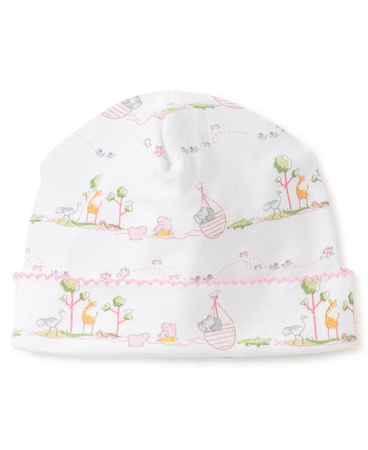Kissy Kissy - Noah's Print Hat - Pink - Findlay Rowe Designs