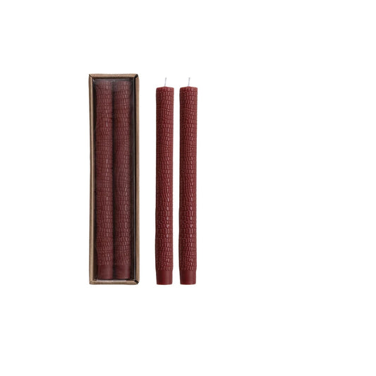 Taper Candle - Animal Print Pattern - Set 2