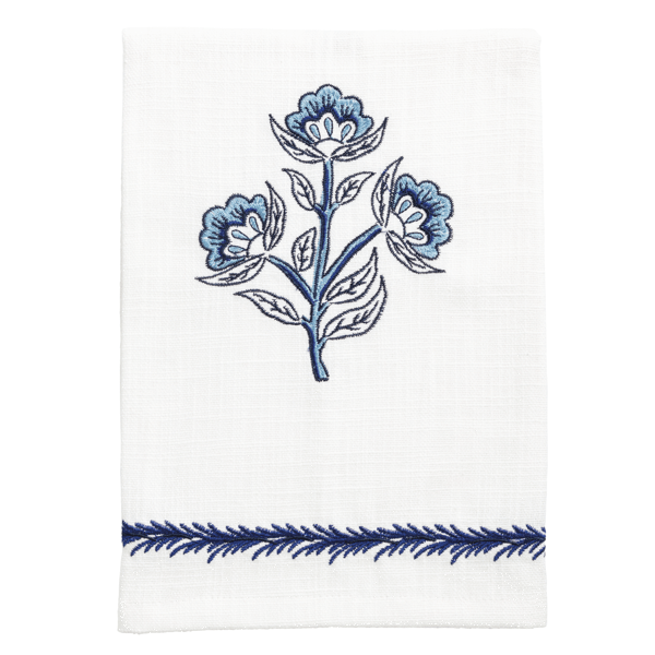 Mud Pie - Towel - Blue Flower - Findlay Rowe Designs