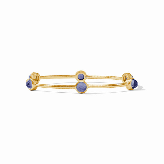 Julie Vos - Bracelet - Milano Luxe Bangle - Iridescent Tanzanite Blue - Medium
