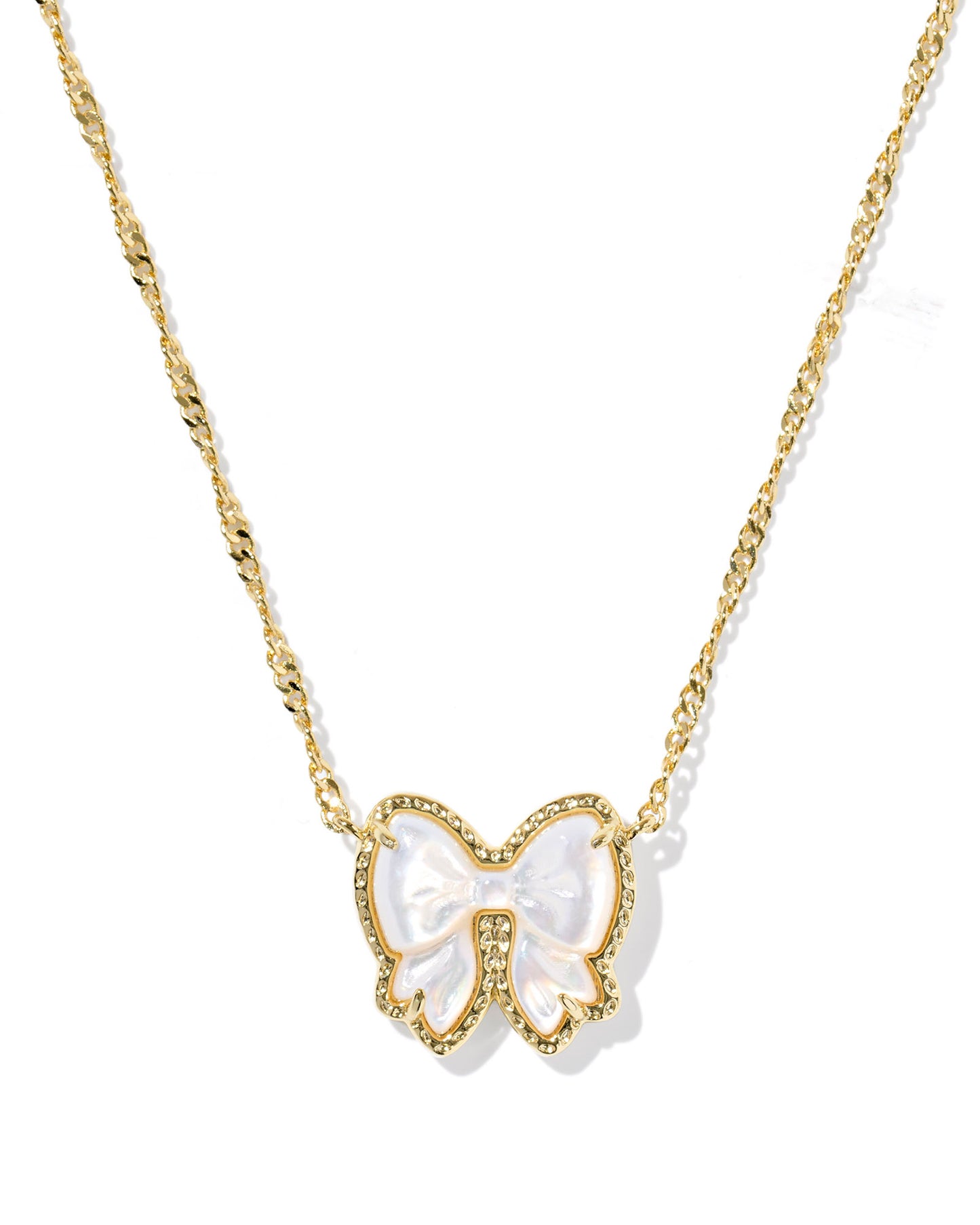 Kendra Scott - Necklace - Haley Gold Bow - Short Pendant