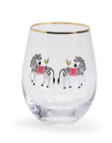 Stemless Wine - Animal Party - Findlay Rowe Designs