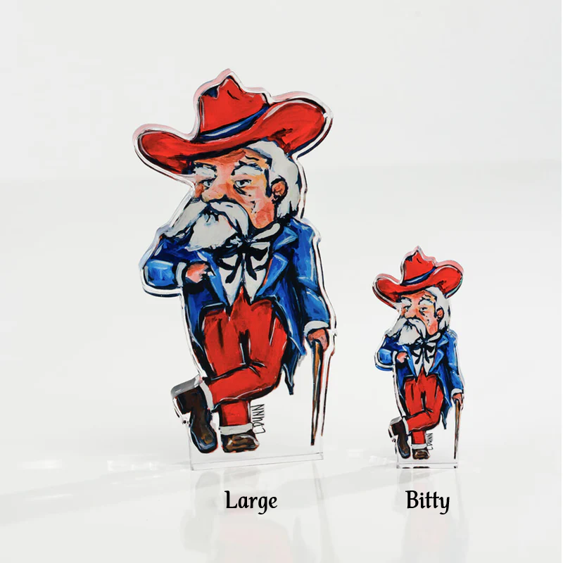 Lauren Dunn - Gameday Acrylic - Ole Miss Rebel - Bitty - Findlay Rowe Designs
