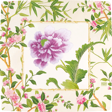 Caspari - Plates Salad / Desset - Wellington Ivory - Findlay Rowe Designs