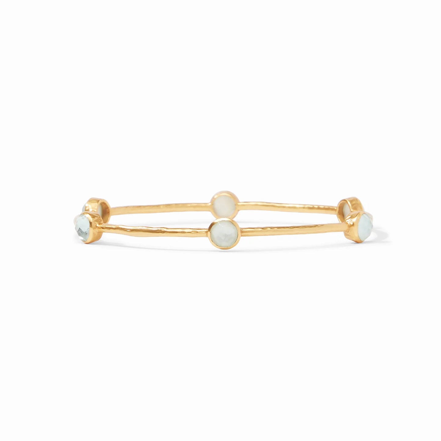 Julie Vos - Milano Luxe Bangle - Aquamarine Blue- Medium - Findlay Rowe Designs