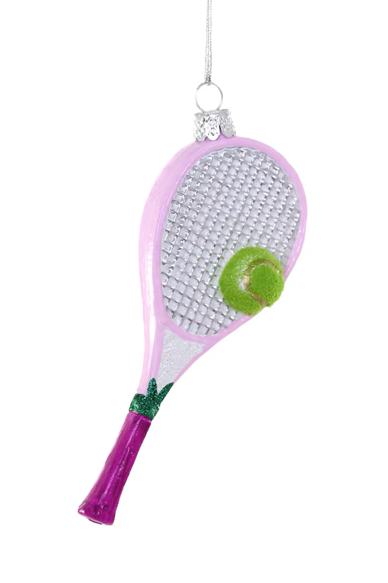 Cody Foster - Ornament - Tennis Racquet - Pink