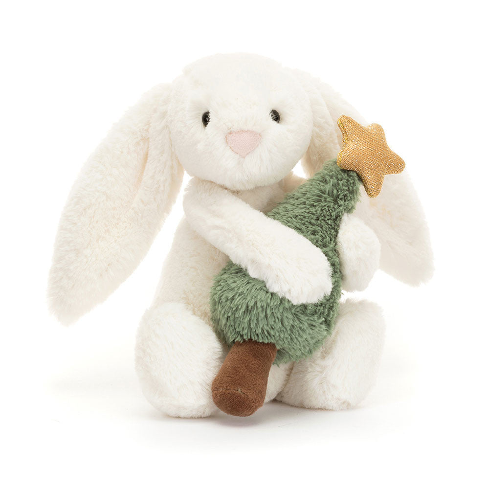 Jellycat - Bashful Bunny with Christmas Tree - Findlay Rowe Designs