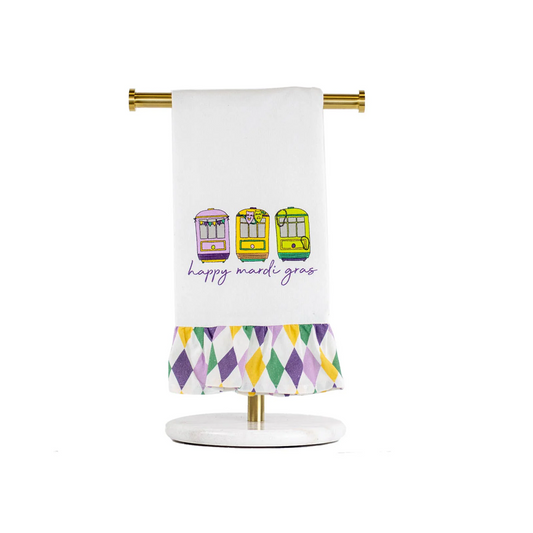 Royal Standard - Towel - Mardi Gras Streetcar - Findlay Rowe Designs