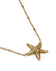 Kendra Scott - Necklace - Parker Starfish Vintage Gold Metal Short Pendant - Findlay Rowe Designs
