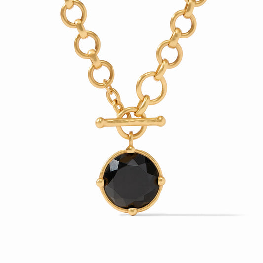 Julie Vos - Necklace - Honeybee Demi - Obsidian Black
