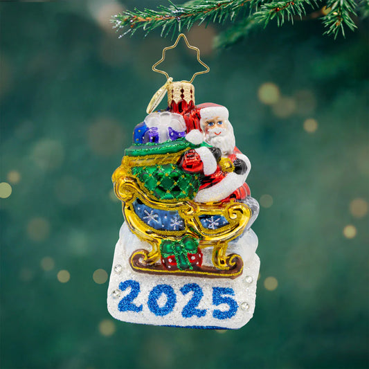 Christopher Radko - Ornament - Rooftop Parking Santa 2025 Gem