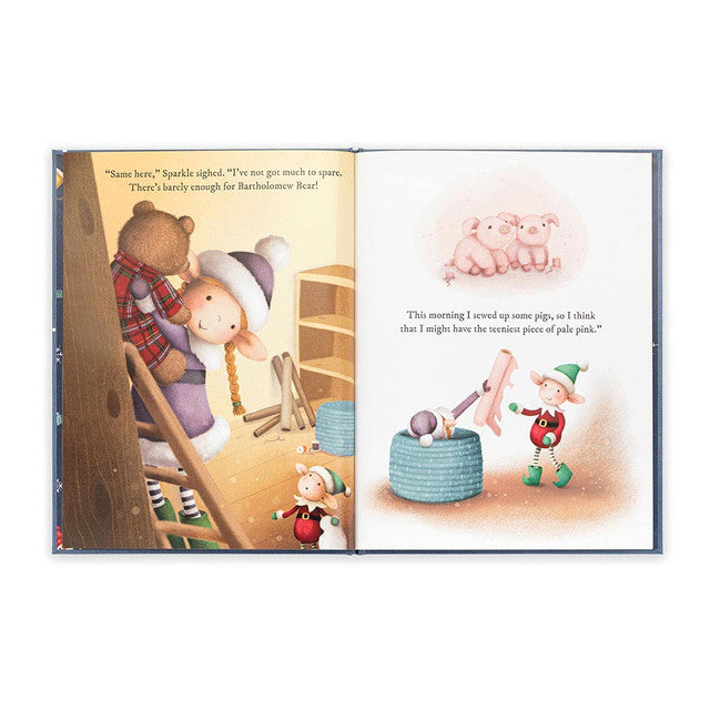 Jellycat - Book - Eldo Elf and the Patchwork Bashful Bunny