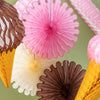 Hester and Cook - Honeycomb Celebration Fan - Set of 3 - Findlay Rowe Designs