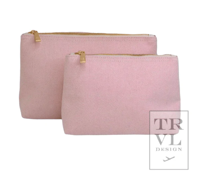 TRVL Design - Linen Carryall - Flamingo - Findlay Rowe Designs