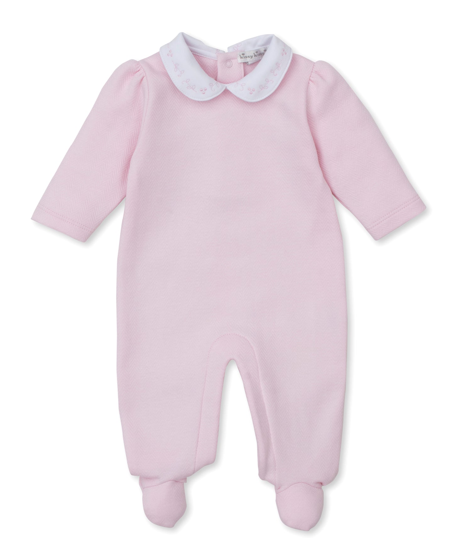 Kissy Kissy - Jacquard Footie - Sweet Homecoming - Pink - Findlay Rowe Designs