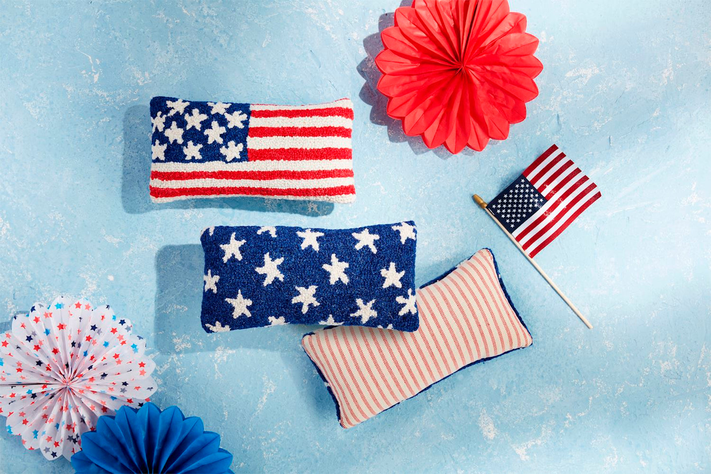 Mud Pie - Pillow - Patriotic Stars - Findlay Rowe Designs