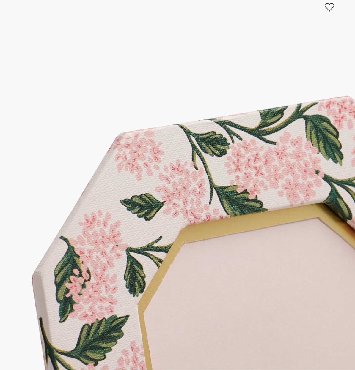 Rifle Paper Co - Frame 4x6 - Paper Wrapped - Pink Hydrangea - Findlay Rowe Designs