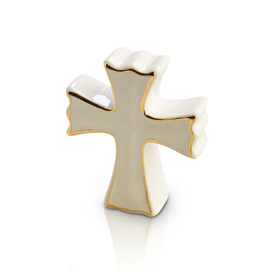 Nora Fleming - Mini - White Cross - A176 - Findlay Rowe Designs