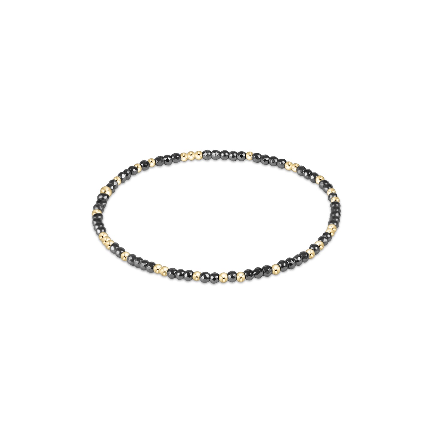 Enewton - Extends - Hope Unwritten Silver Faceted Hematite 2mm Bead Bracelet - Findlay Rowe Designs