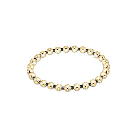 Enewton - Faceted Hematite Grateful Pattern 5mm Bead Bracelet - Findlay Rowe Designs