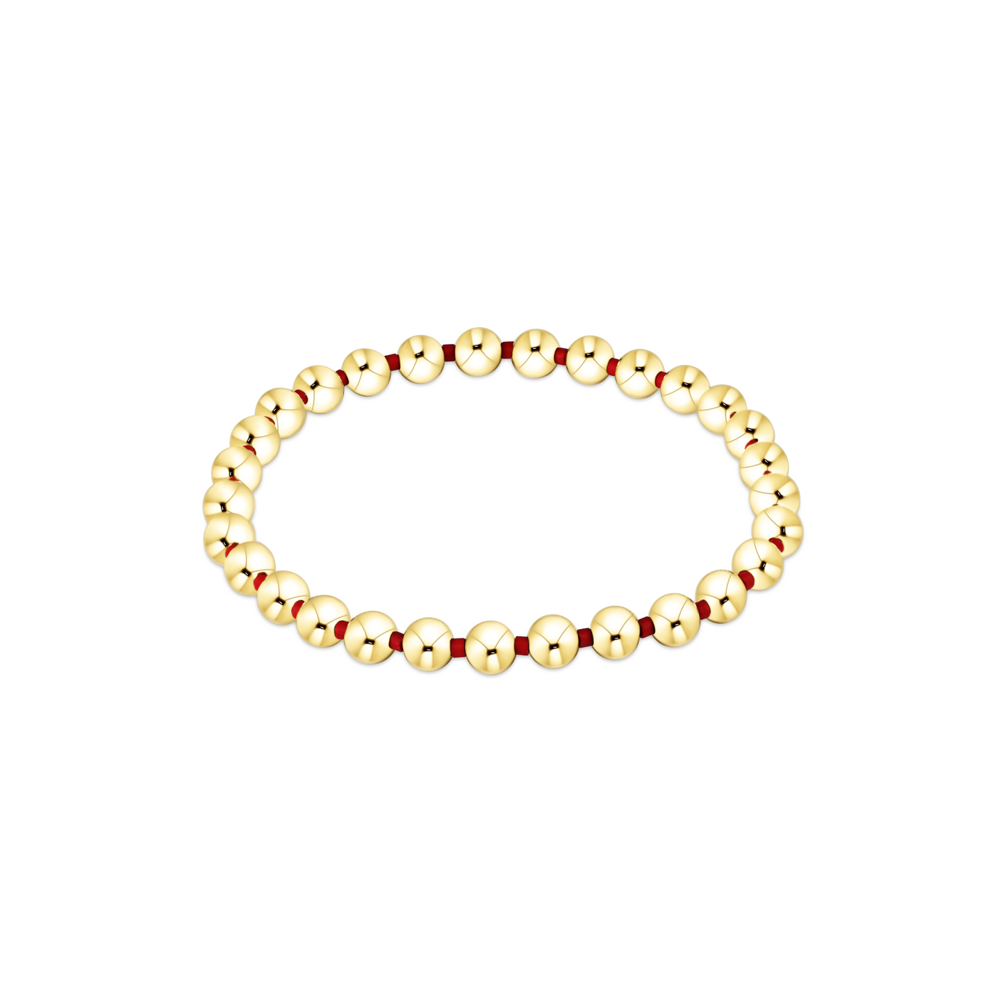 Enewton - Gameday Hope Grateful 5mm Bead Bracelet - Crimson - Findlay Rowe Designs