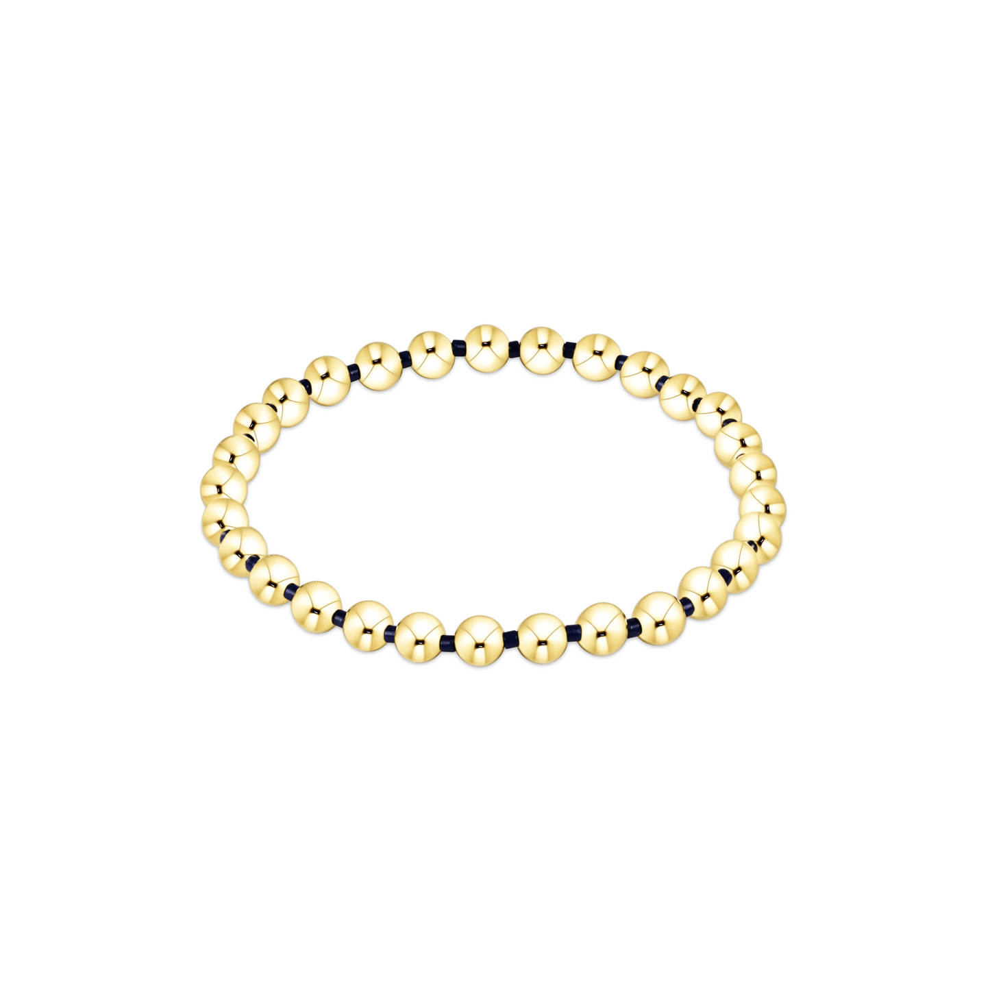 Enewton - Gameday Hope Grateful 5mm Bead Bracelet - Matte Navy - Findlay Rowe Designs