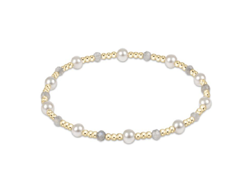 Enewton - Pearl Sincerity Pattern 4mm Bead Bracelet - Labradorite - Findlay Rowe Designs