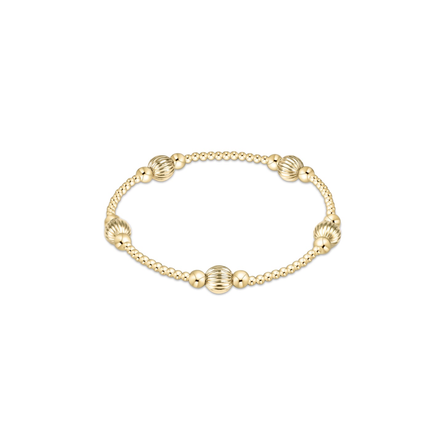 Enewton - Purpose Dignity 6mm Bead Bracelet - Gold - Findlay Rowe Designs