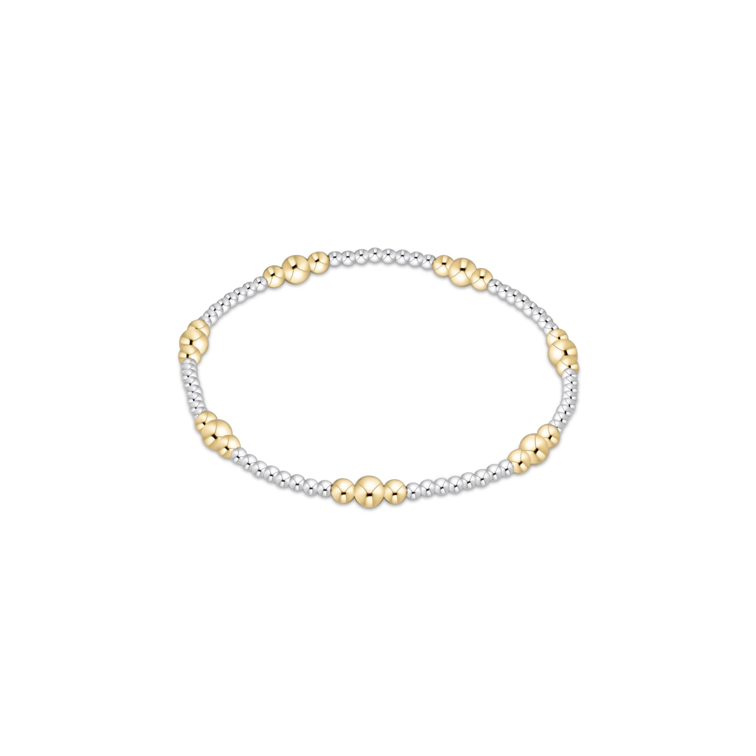 Enewton - Purpose Gold 4mm Bead Bracelet - Mixed Metal - Findlay Rowe Designs