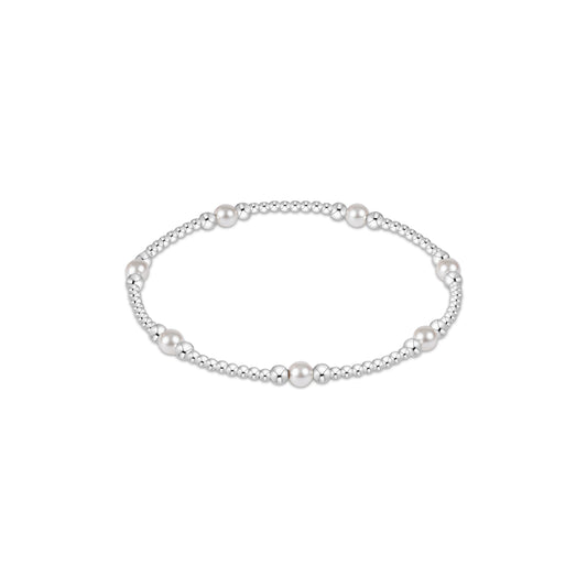 Enewton - Purpose Pearl 4mm Bead Bracelet - Sterling - Findlay Rowe Designs