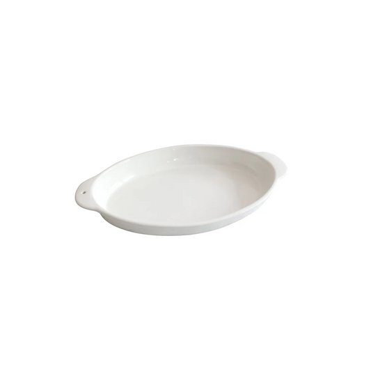 Nora Fleming - Base - Pinstripes Oval Baker - BW09 - Findlay Rowe Designs