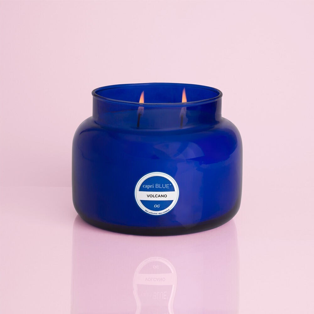 Capri Blue - Signature Jumbo 48oz Jar - Volcano - Blue - Findlay Rowe Designs