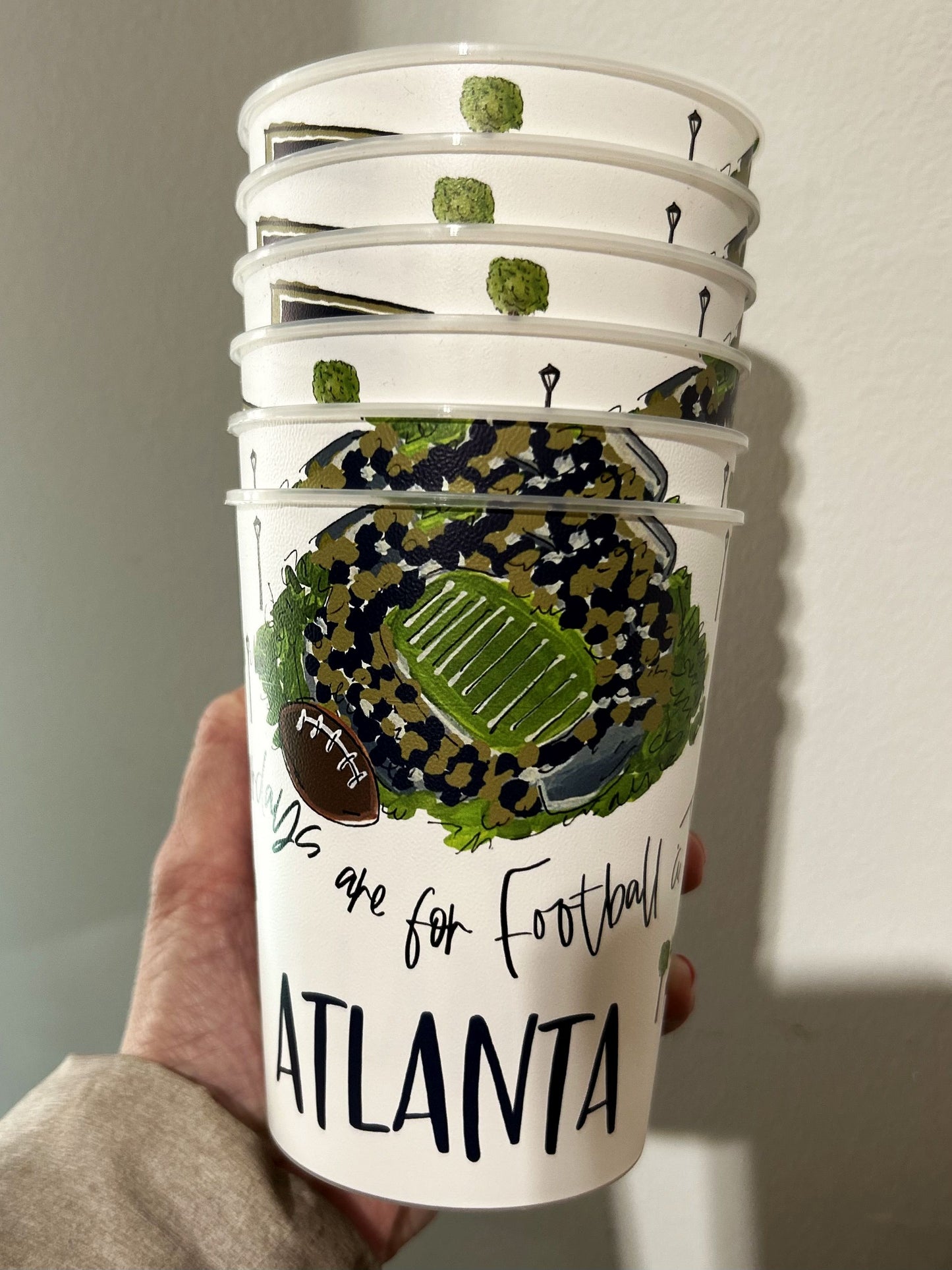 Happy by Rachel - Party Cup - Saturday Football - Atlanta - Findlay Rowe Designs