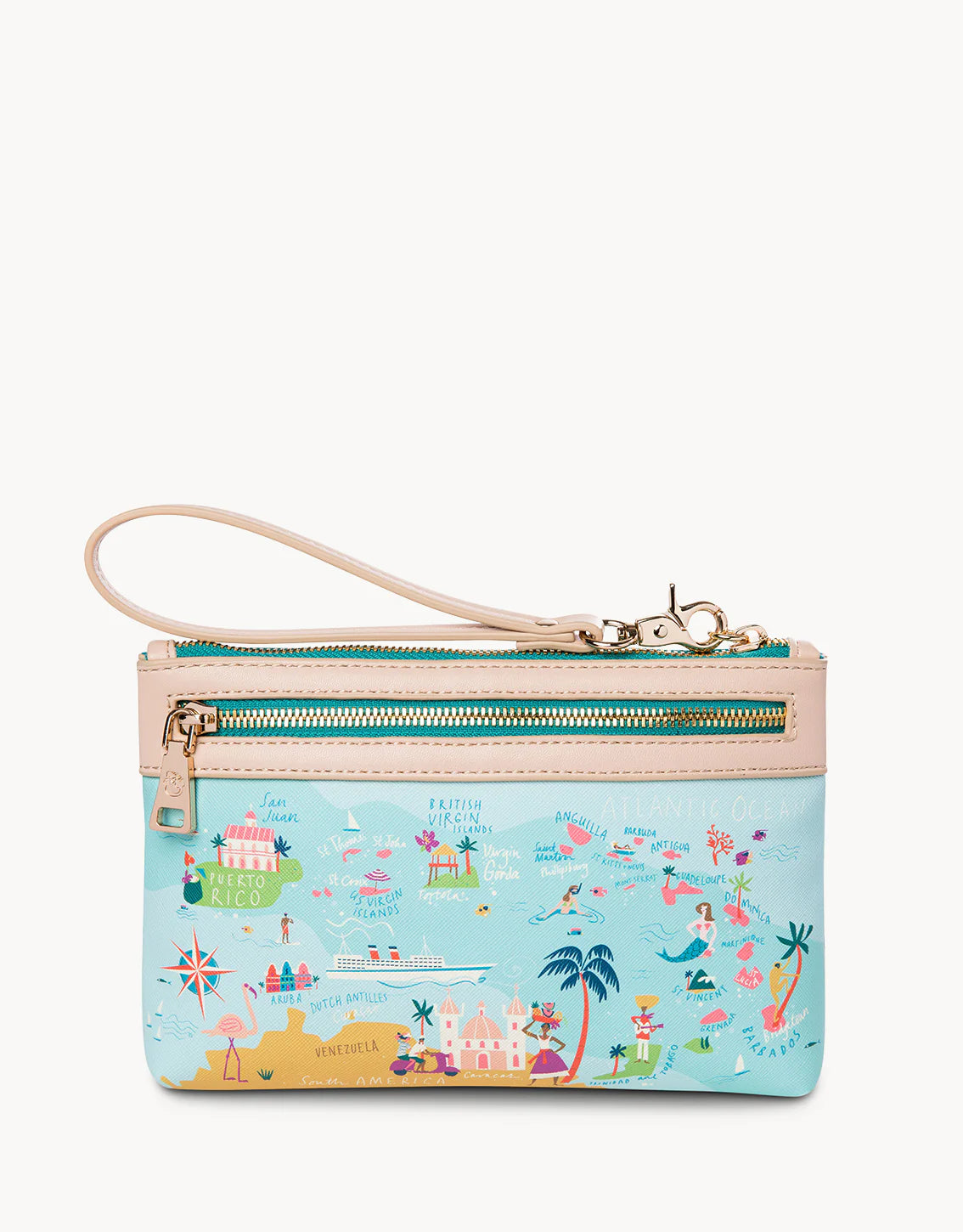 Spartina - Greeting From Caribbean Scout Wristlet