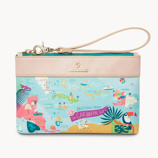 Spartina - Greeting From Caribbean Scout Wristlet