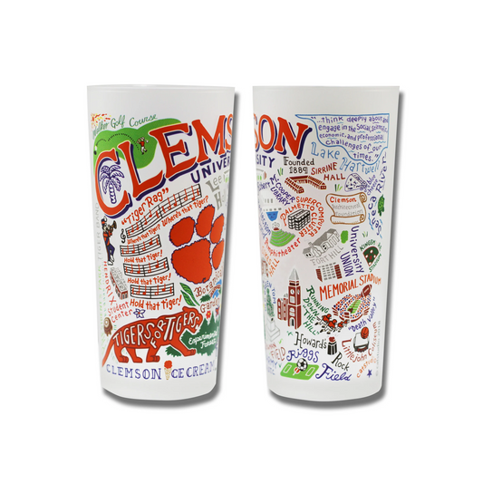 Catstudio - Collegiate Glass 15oz - Clemson