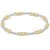Enewton - Classic Joy Pattern 4mm Bead Bracelet - Mixed Metal - Findlay Rowe Designs