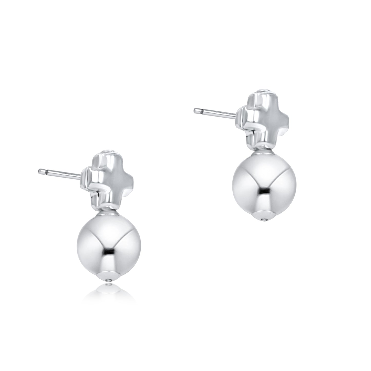 Enewton - Signature Cross Small Sterling Stud - Classic Sterling - Findlay Rowe Designs
