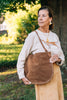 Pretty Simple Bags - Rosalie Rivet Suede Hobo - Camel - Findlay Rowe Designs