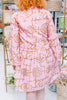 Jude Connally- Faith Dress Bamboo Lattice Flamingo Pink - Findlay Rowe Designs