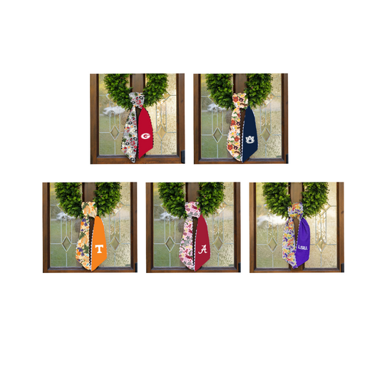 Saturday Silks - Wreath Sash Scarf - Collegiate - Findlay Rowe Designs