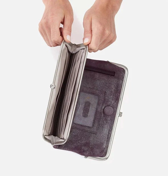 Hobo - Lauren Clutch-Wallet - Plum Graphite - Findlay Rowe Designs